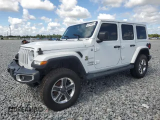 2020 Jeep Wrangler Unlimited Sahara Altitude with VIN 1C4HJXEN2LW109428, listed as a Copart auction lot 62763845 with 155,766 mi miles and Non repairable. Bid and sale history available at DreamBid. Image 1.
