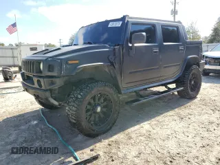 2006 Hummer H2 with VIN 5GRGN22U66H103993, listed as a Copart auction lot 43973375 with 145,565 mi miles and Salvage Title. Bid and sale history available at carsss.com. Image 1.