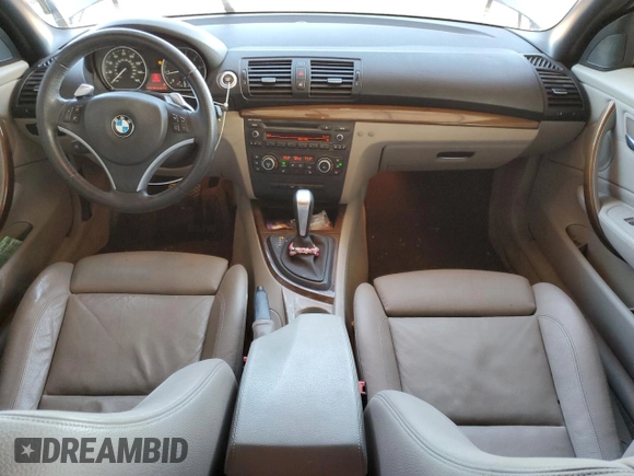 2010 BMW 1 Series 128i with VIN WBAUL7C50AVJ77979, listed as a Copart auction lot 79938664 with 53,740 mi miles and Salvage title. Bid and sale history available at DreamBid. Image 8.