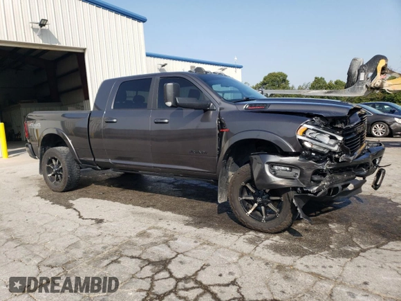 2020 Ram 2500 Laramie with VIN 3C6UR5NL3LG274856, listed as a Copart auction lot 70245564 with 98,955 mi miles and Salvage Title. Bid and sale history available at carsss.com. Image 4.