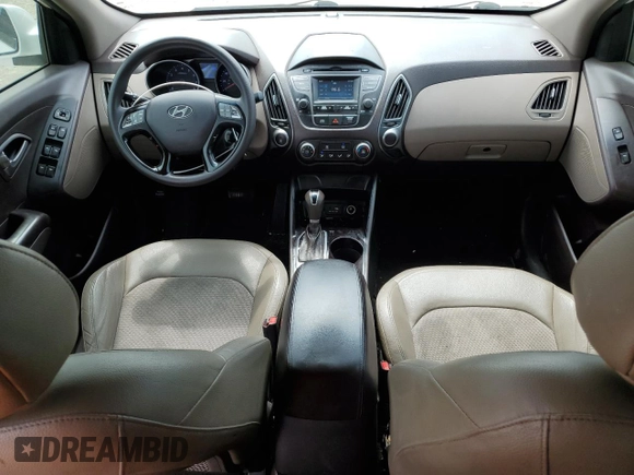 2015 Hyundai Tucson GLS with VIN KM8JT3AF4FU105959, listed as a Copart auction lot 62782944 with 156,733 mi miles and Salvage Title. Bid and sale history available at DreamBid. Image 8.