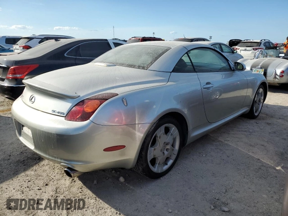 2004 Lexus SC with VIN JTHFN48Y240057656, listed as a Copart auction lot 73948714 with Not Provided miles and Salvage Title. Bid and sale history available at carsss.com. Image 3.