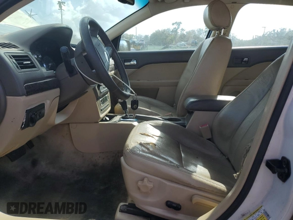 2008 Mercury Milan Premier with VIN 3MEHM08Z08R623011, listed as a Copart auction lot 43247065 with 201,476 mi miles and Salvage Title. Bid and sale history available at carsss.com. Image 7.