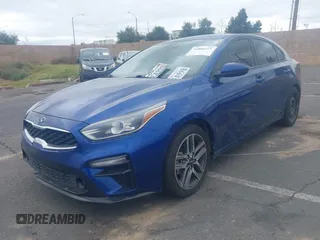 2019 Kia Forte S with VIN 3KPF34AD8KE022803, listed as a IAAI auction lot 41804321 with 80,456 mi miles. Bid and sale history available at carsss.com. Image 2.