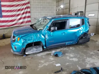 2020 Jeep Renegade Sport with VIN ZACNJAA13LPL94704, listed as a Copart auction lot 65293964 with 37,609 mi miles and Salvage Title. Bid and sale history available at carsss.com. Image 1.