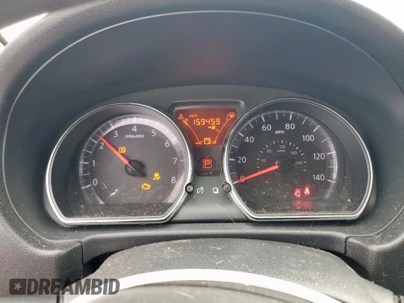 2013 Nissan Versa SV with VIN 3N1CN7AP2DL858617, listed as a Copart auction lot 61768645 with 159,459 mi miles and Salvage title. Bid and sale history available at DreamBid. Image 9.