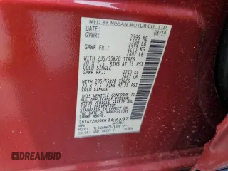 2019 Nissan Murano SL with VIN 5N1AZ2MS6KN163397, listed as a Copart auction lot 53791905 with 128,987 mi miles and Salvage Title. Bid and sale history available at carsss.com. Image 13.