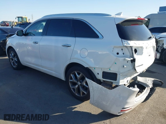 2016 Kia Sorento SX with VIN 5XYPK4A55GG083584, listed as a IAAI auction lot 41414740 with 58,035 mi miles. Bid and sale history available at carsss.com. Image 3.
