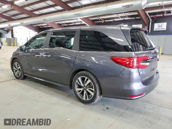 2022 Honda Odyssey Touring with VIN 5FNRL6H83NB061024, listed as a Copart auction lot 55073695 with 31,440 mi miles and Salvage title. Bid and sale history available at DreamBid. Image 2.