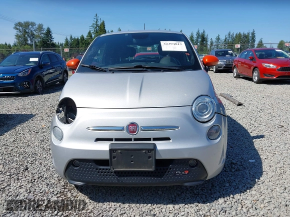 2014 FIAT 500e with VIN 3C3CFFGE2ET266747, listed as a IAAI auction lot 42394815 with 66,625 mi miles and . Bid and sale history available at DreamBid. Image 13.