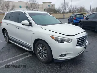 2014 Infiniti QX60 Hybrid with VIN 5N1CL0MM6EC519749, listed as a IAAI auction lot 41470769 with 153,766 mi miles and . Bid and sale history available at DreamBid. Image 1.