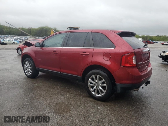 2013 Ford Edge Limited with VIN 2FMDK3KC7DBA35235, listed as a Copart auction lot 51468245 with 127,928 mi miles and Salvage Title. Bid and sale history available at carsss.com. Image 2.