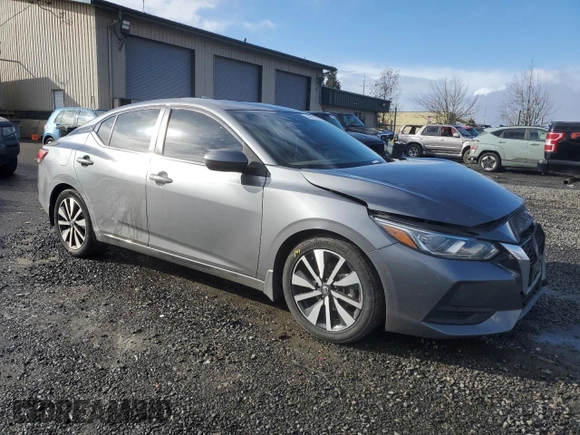 2021 Nissan Sentra SV with VIN 3N1AB8CV0MY312743, listed as a Copart auction lot 44067945 with 60,432 mi miles and Salvage Title. Bid and sale history available at DreamBid. Image 4.