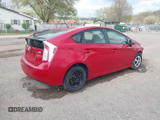 2012 Toyota Prius One with VIN JTDKN3DU0C1520187, listed as a IAAI auction lot 42070196 with 191,023 mi miles. Bid and sale history available at carsss.com. Image 4.