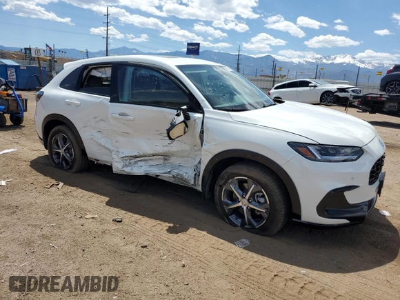 2024 Honda HR-V EX-L with VIN 3CZRZ2H75RM741856, listed as a Copart auction lot 56608415 with 6,141 mi miles and Salvage title. Bid and sale history available at DreamBid. Image 4.
