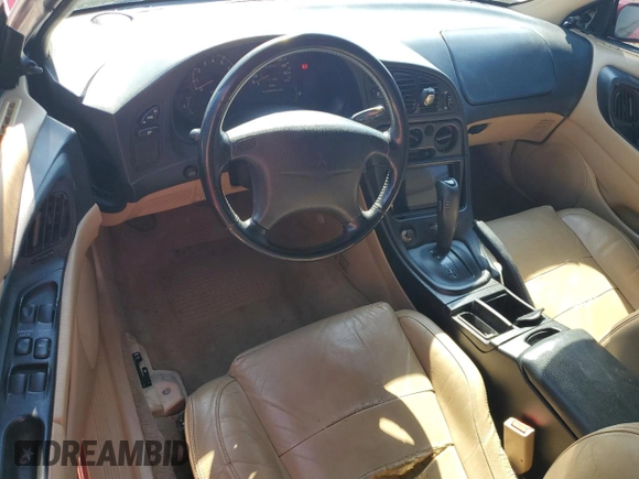 1997 Mitsubishi Eclipse GS with VIN 4A3AX35G5VE127678, listed as a Copart auction lot 46251855 with 140,259 mi miles and Salvage Title. Bid and sale history available at carsss.com. Image 8.