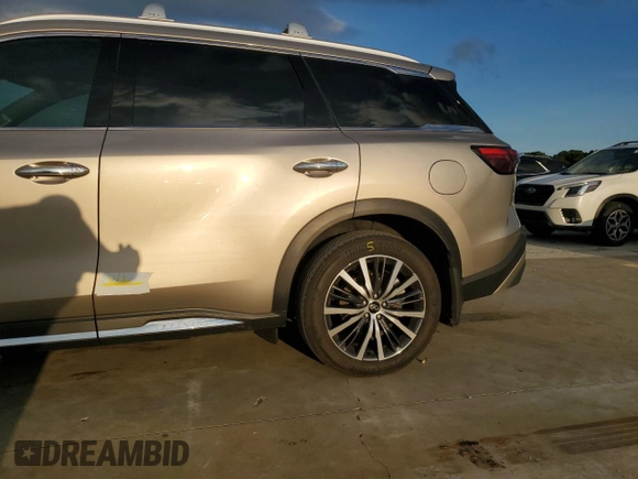 2023 Infiniti QX60 Sensory с VIN 5N1DL1GR2PC331945, выставлен на аукционе Copart как лот 73808924 с пробегом Не указан миль и На запчасти • Non repairable. История ставок и продаж доступна на DreamBid. Изображение 13.