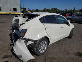 2017 Kia Rio LX with VIN KNADM4A33H6065789, listed as a Copart auction lot 66323154 with 52,184 mi miles and Salvage Title. Bid and sale history available at carsss.com. Image 3.