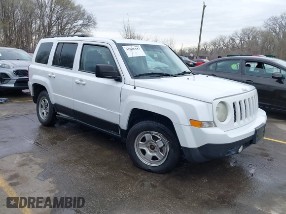 2012 Jeep Patriot Sport with VIN 1C4NJPBA7CD718773, listed as a IAAI auction lot 41846187 with 74,417 mi miles and . Bid and sale history available at DreamBid. Image 1.