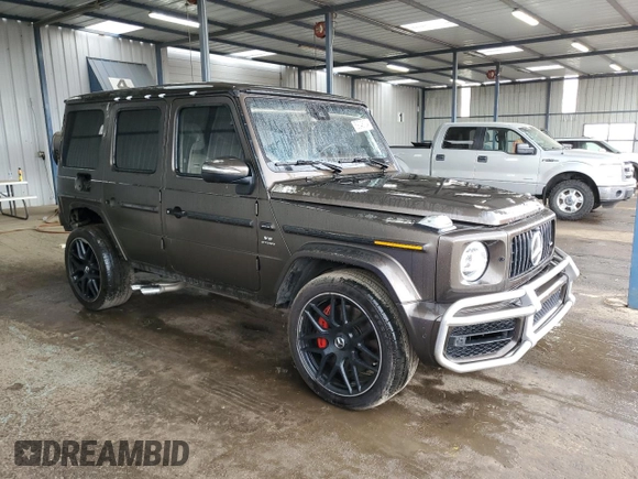 2020 Mercedes-Benz G 63 AMG with VIN W1NYC7HJ6LX364430, listed as a Copart auction lot 59048104 with 22,568 mi miles and Salvage Title. Bid and sale history available at DreamBid. Image 4.