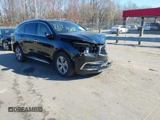 2019 Acura MDX with VIN 5J8YD4H33KL033106, listed as a IAAI auction lot 41764107 with 72,770 mi miles. Bid and sale history available at carsss.com. Image 1.