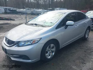 2015 Honda Civic Sedan LX with VIN 19XFB2F51FE116102, listed as a IAAI auction lot 41012063 with 133,395 mi miles. Bid and sale history available at carsss.com. Image 17.