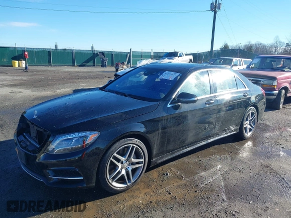 2015 Mercedes-Benz S-Class S 550 with VIN WDDUG8CB3FA077236, listed as a IAAI auction lot 41193044 with 98,612 mi miles. Bid and sale history available at carsss.com. Image 19.
