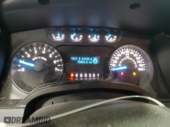 2012 Ford F-150 XL with VIN 1FTEX1EM0CKD08992, listed as a Copart auction lot 82413114 with 79,843 mi miles and Salvage Title. Bid and sale history available at carsss.com. Image 9.