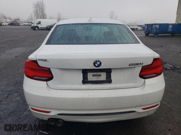 2018 BMW 2 Series 230i with VIN WBA2J1C58JVD09478, listed as a Copart auction lot 40318253 with 45,389 mi miles. Bid and sale history available at carsss.com. Image 6.