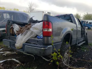 2005 Ford F-150 STX with VIN 1FTRX14W05NA02882, listed as a Copart auction lot 84502524 with 0 mi miles and Salvage Title. Bid and sale history available at carsss.com. Image 3.