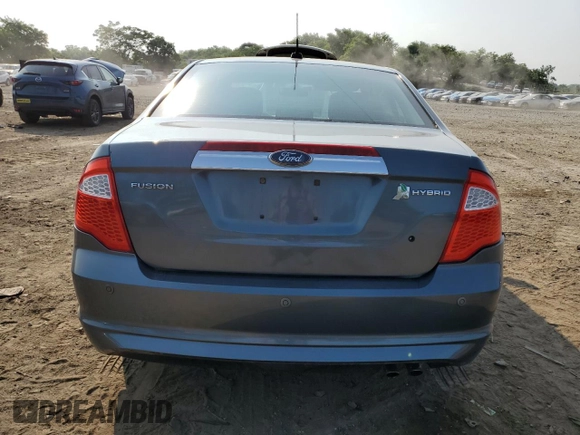 2012 Ford Fusion Hybrid with VIN 3FADP0L39CR177644, listed as a Copart auction lot 59841295 with 81,781 mi miles and Salvage title. Bid and sale history available at DreamBid. Image 6.