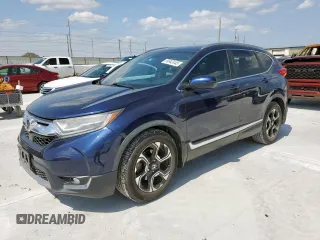 2018 Honda CR-V Touring with VIN 7FARW1H91JE026094, listed as a Copart auction lot 59942445 with 150,329 mi miles and Salvage title. Bid and sale history available at DreamBid. Image 1.
