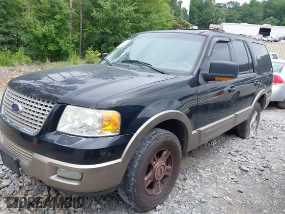 2003 Ford Expedition Eddie Bauer z VIN 1FMPU18L43LB20373, wystawiony jako IAAI lot #42398831 z przebiegiem 265 385 mil mil oraz . Historia ofert i sprzedaży dostępna na DreamBid. Obrazek 2.