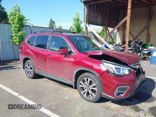 2020 Subaru Forester Limited with VIN JF2SKAUC6LH556365, listed as a IAAI auction lot 42202470 with 33,309 mi miles and . Bid and sale history available at DreamBid. Image 1.