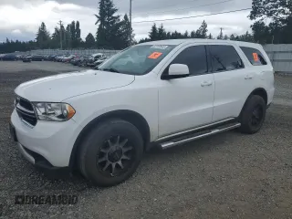 2013 Dodge Durango SXT with VIN 1C4RDJAG8DC668145, listed as a Copart auction lot 62749645 with 204,958 mi miles and Clean title. Bid and sale history available at DreamBid. Image 1.
