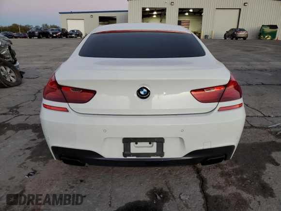 2014 BMW 6 Series 650i z VIN WBA6B2C54ED128858, wystawiony jako Copart lot #79132084 z przebiegiem 29 244 mil mil oraz Szkoda całkowita • Salvage title. Historia ofert i sprzedaży dostępna na DreamBid. Obrazek 6.