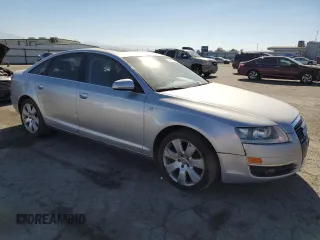 2007 Audi A6 3.2L with VIN WAUDH74F67N086698, listed as a Copart auction lot 79054744 with 93,484 mi miles and Salvage Title. Bid and sale history available at carsss.com. Image 4.