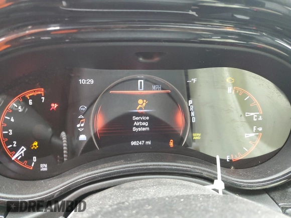 2021 Dodge Durango R/T with VIN 1C4SDJCT4MC558155, listed as a Copart auction lot 50747295 with 96,247 mi miles and Salvage Title. Bid and sale history available at DreamBid. Image 9.