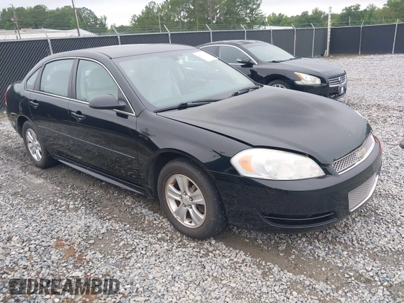 2012 Chevrolet Impala LS Fleet with VIN 2G1WF5E34C1283285, listed as a IAAI auction lot 42341829 with 168,584 mi miles and . Bid and sale history available at DreamBid. Image 1.