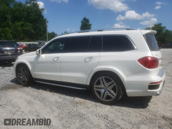 2015 Mercedes-Benz GL-Class GL 63 AMG with VIN 4JGDF7EE5FA449301, listed as a Copart auction lot 55880074 with 29,682 mi miles and Non Repairable. Bid and sale history available at carsss.com. Image 2.