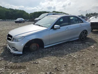 2010 Mercedes-Benz C 350 Sport with VIN WDDGF5GB2AR103456, listed as a Copart auction lot 61009845 with 96,737 mi miles and Salvage title. Bid and sale history available at DreamBid. Image 1.