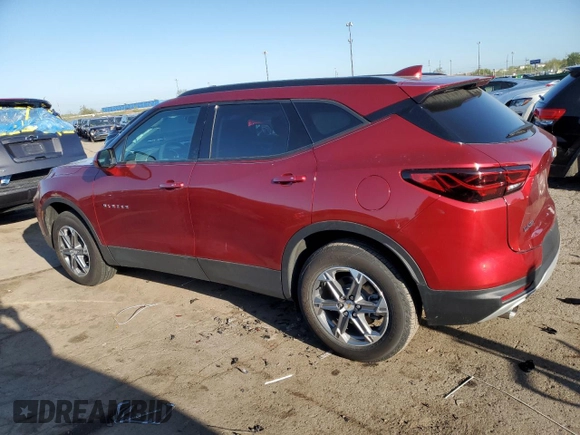 2024 Chevrolet Blazer LT with VIN 3GNKBCR4XRS162502, listed as a Copart auction lot 56334165 with 5,328 mi miles and Clean title. Bid and sale history available at DreamBid. Image 2.