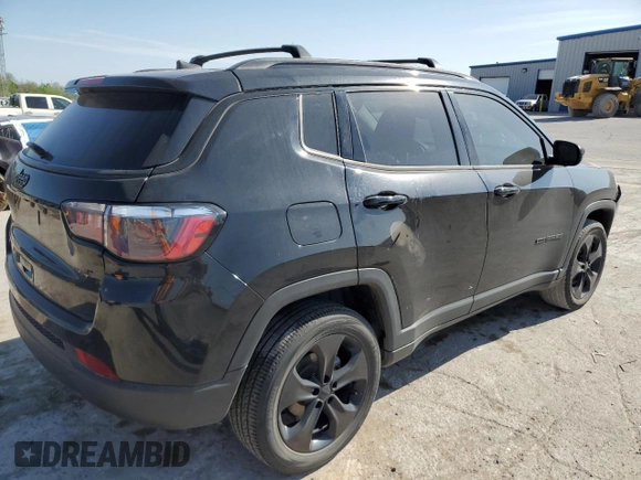 2021 Jeep Compass Altitude with VIN 3C4NJDBB5MT589662, listed as a Copart auction lot 52500255 with Not provided miles and Salvage title. Bid and sale history available at DreamBid. Image 3.