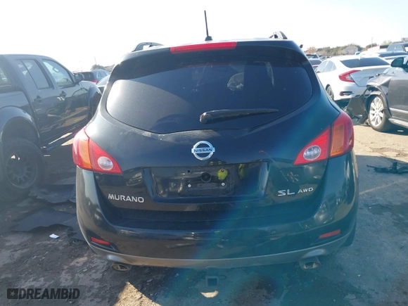 2009 Nissan Murano SL with VIN JN8AZ18W89W154253, listed as a IAAI auction lot 41149996 with 131,404 mi miles. Bid and sale history available at carsss.com. Image 16.