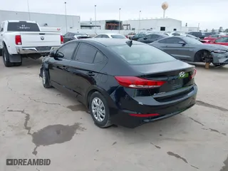 2017 Hyundai Elantra SE with VIN KMHD74LF6HU340225, listed as a IAAI auction lot 41576599 with 102,211 mi miles. Bid and sale history available at carsss.com. Image 3.