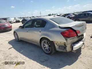 2008 Infiniti G35 with VIN JNKBV61E18M206616, listed as a Copart auction lot 74219194 with 143,506 mi miles and Salvage Title. Bid and sale history available at DreamBid. Image 2.