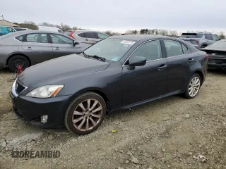 2007 Lexus IS 250 with VIN JTHCK262972018893, listed as a Copart auction lot 52823775 with 236,155 mi miles and Clean Title. Bid and sale history available at carsss.com. Image 1.