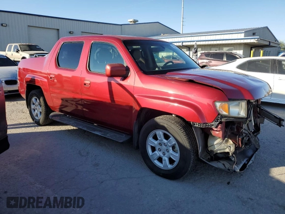 2006 Honda Ridgeline RTL with VIN 2HJYK16556H519146, listed as a Copart auction lot 76080234 with 163,355 mi miles and Salvage Title. Bid and sale history available at carsss.com. Image 4.