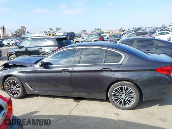 2020 BMW 5 Series 530i with VIN WBAJR3C09LWW77814, listed as a IAAI auction lot 41536058 with 69,504 mi miles and . Bid and sale history available at DreamBid. Image 14.