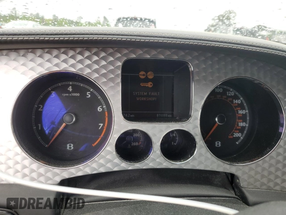 2010 Bentley Continental GT with VIN SCBDR3ZA2AC065164, listed as a Copart auction lot 51830035 with 81,088 mi miles and Salvage Title. Bid and sale history available at DreamBid. Image 9.